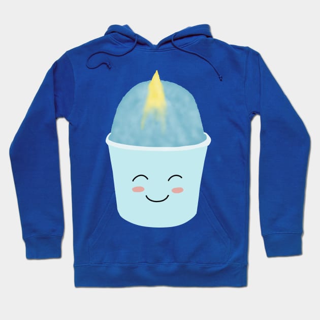 Hawaiian shaved ice narwhal Hoodie by Becky-Marie